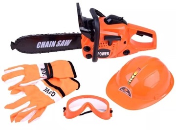 LT177 DUŻA PIŁA ŁAŃCUCHOWA KASK DLA DZIECI OKULARY