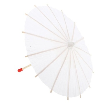 Prettyia Chiński Ręcznie robiony Parasol Papierowy Parasol Ręcznie malowane Dekory 20cm