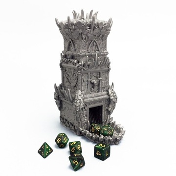 Wieża do kości - Orc Dice Tower srebrny
