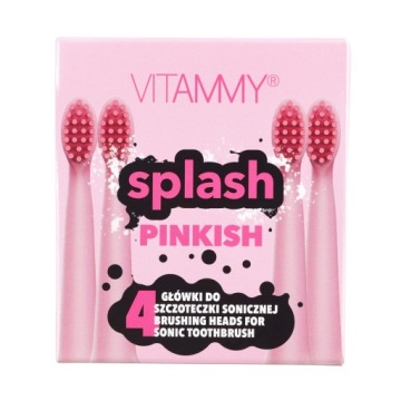 Наконечники для щіточки звукової для дітей VITAMMY SPLASH PINKISH 4 шт.