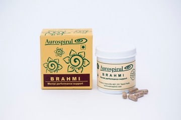 BRAHMI Kapsułki Aurospirul 100 szt. po 350 mg PAMIĘĆ i KONCENTRACJA