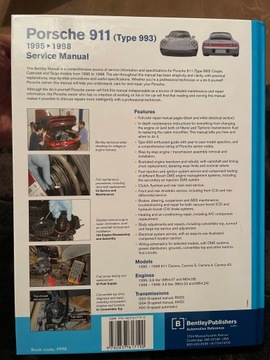 Порше 911 модель 993 Руководство по ремонту