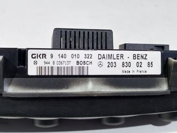 MERCEDES C TŘÍDA W203 PANEL ŘÍZENÍ VENTILACE
