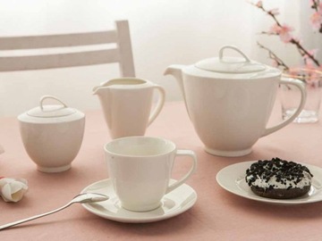 Serwis herbaciano-kawowy dla 6 osób porcelana MariaPaula Nova 21 el.