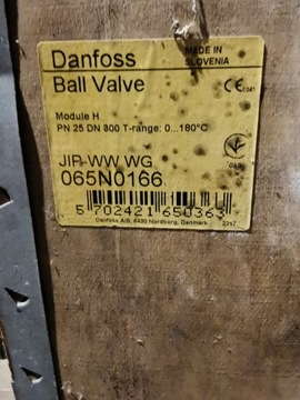 Сварочный клапан Danfoss JIP-WW DN300 PN25
