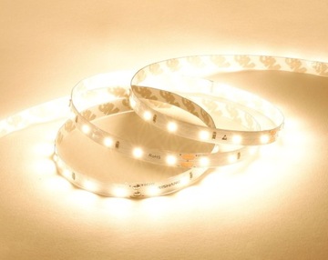 Taśma 60LED Ciepła 2700K 490lm/m 4,8W 24V 8mm*5m