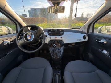 Fiat 500 II Hatchback 3d 1.2 69KM 2010 Fiat 500 1.2 Benzyna 69KM Niski przebieg 80tys. km, Klima, Przegląd do 2027, zdjęcie 9