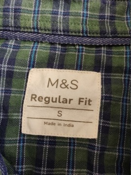 M&S Príležitostná kockovaná košeľa Módny dizajn veľ S