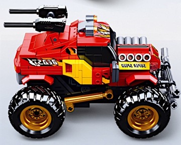 Радиоуправляемые блоки JEEP с ДИСТАНЦИОННЫМ УПРАВЛЕНИЕМ, пульт +LEGO