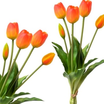 Bukiet Tulipany tulipan silikonowe gumowe jak ŻYWE