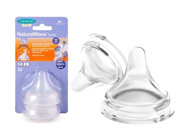 Smoczek do butelki Lansinoh NaturalWave 3m+ M