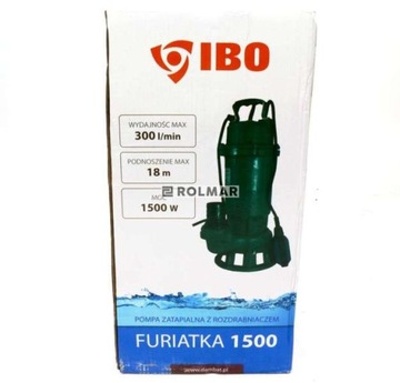 Канализационный насос FURIATKA 1500 с измельчителем