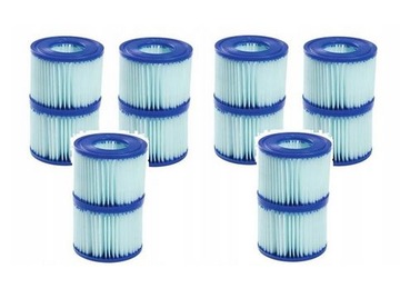 12x FILTR BESTWAY 60311 TYP VI BASEN SPA JACUZZI