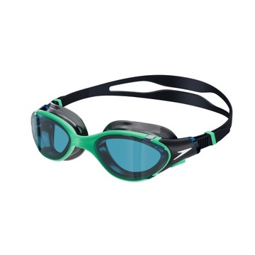 OKULARY PŁYWACKIE na BASEN OKULARKI SPEEDO BIOFUSE 2.0 FLEXIBLE BLUE-GREEN