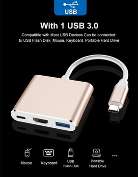 ДОК-СТАНЦИЯ HUB USB-C — ДОПОЛНИТЕЛЬНЫЕ ПОРТЫ ДЛЯ НОУТБУКА — HDMI, USB, PD