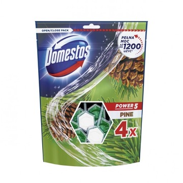 DOMESTOS POWER 5 ТУАЛЕТНЫЙ КУБ МИКС 12 ШТ.