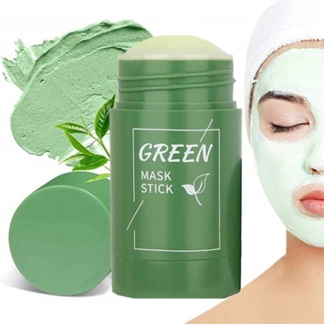 Maseczka do twarzy na wągry w sztyfcie ATACHE GREEN TEA MASK STICK maseczki