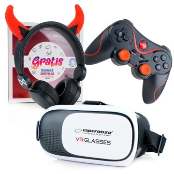 WIRTUALNA RZECZYWISTOŚĆ GOGLE 3D OKULARY VR PILOT