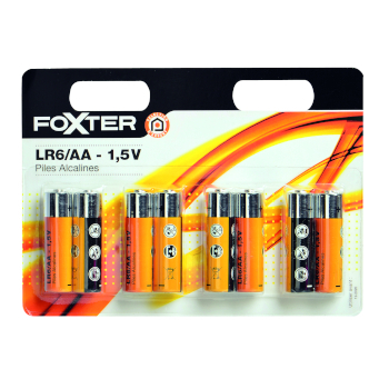 Foxter Baterie alkaliczne LR6 AA 8 szt