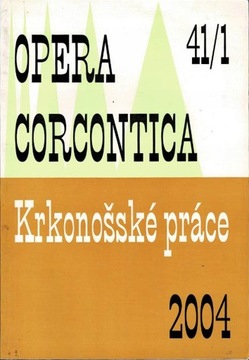 Opera Corcontica Крконошская площадь 41/1 и 41/2 2004 г.