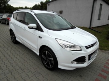 Ford Kuga II SUV Facelifting 1.5 EcoBoost 182KM 2017 Ford Kuga Salon Polska Individual 4x4 Kamera Xenon Skora 1.5 BenzynaLPG, zdjęcie 12