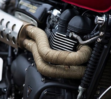 BANDAŻ NA WYDECH TŁUMIK 5 METRÓW TAŚMA TERMOIZOLACYJNA TERMICZNA OWIJKA 5M