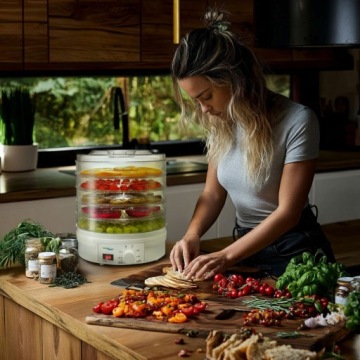 БОЛЬШАЯ СУШИЛКА ДЛЯ ГРИБОВ, ФРУКТОВ, ТРАВ, ЕДЫ FOOD POWERFUL 5 SIT 250W