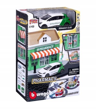 Аптека ГОРОДА ББУРАГО + RENAULT CLIO 1:43