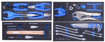 Тележка для шкафа 308 TIR Tools, вставки King Tony
