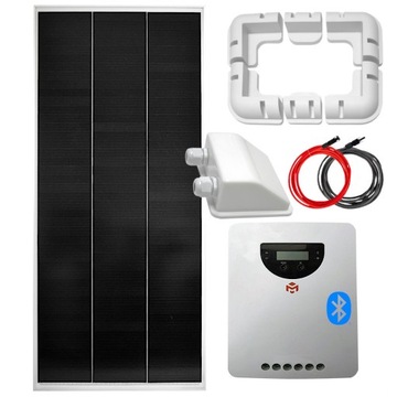 PANEL SŁONECZNY ZESTAW SOLARNY 170W REGULATOR MPPT