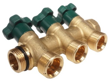 РАСПРЕДЕЛИТЕЛЬ ГОРЯЧЕЙ И ХОЛОДНОЙ ВОДЫ ГЕРЦ 3 точки