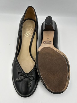 CLARKS wygodne czółenka 40 (26cm) skóra