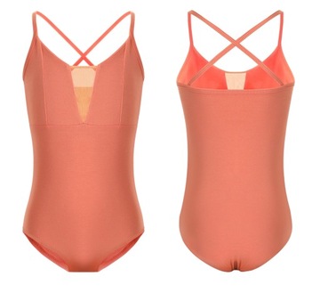 BODY BALETOWE STRÓJ DO TAŃCA BALETU MORELOWE 150