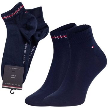 TOMMY HILFIGER SKARPETY SKARPETKI STOPKI 2P r39-42