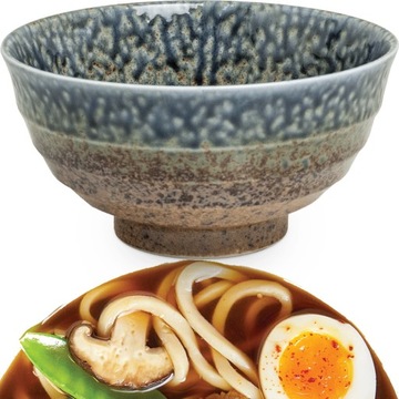 Miseczka Niebieska Miska Do Makaronu Udon Ki 17cm
