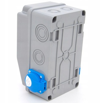 СТРОИТЕЛЬНЫЙ РАСПРЕДЕЛИТЕЛЬНЫЙ ЩИТ 32А/5П 2*230В IP65 КОРОБКА