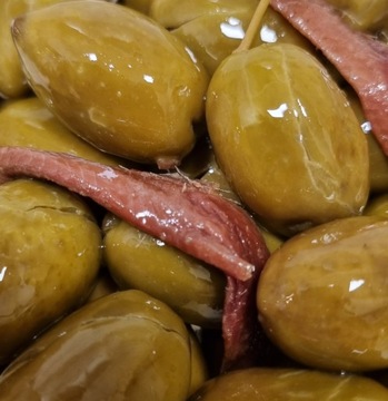 Oliwki ZIELONE pestka z Anchois Amore SYCYLIA 240g