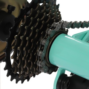 ТРЕХКОЛЕСНЫЙ ВЕЛОСИПЕД 24 ДЮЙМА, 7-скоростной, складной, бирюзовый.