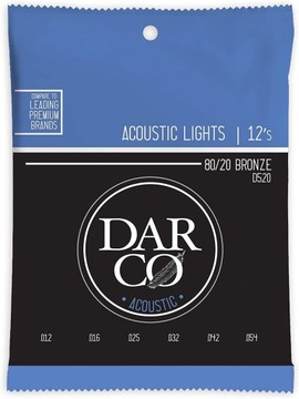 Martin D520 Darco Acoustic Light 80/20 Struny