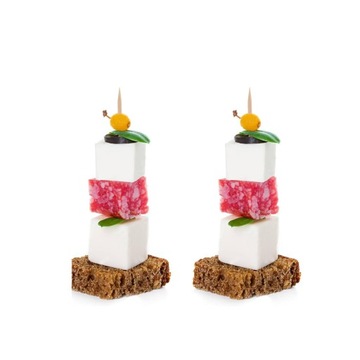 Зубочистки деревянные 2000 шт. для зубов закуски фруктовые палочки