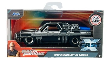 JADA FAST & FURIOUS 1967 CHEVROLET EL CAMINO 1:32 NOWY METALOWY MODEL