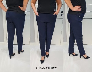 Гладкие длинные брюки PLUS SIZE, разные цвета на выбор r54 7/8xl