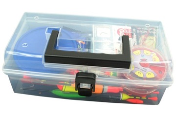 НАБОР ДЛЯ РЫБАЛКИ 92 шт. коробка ПОПЛАВОЧНЫХ АКСЕССУАРОВ.