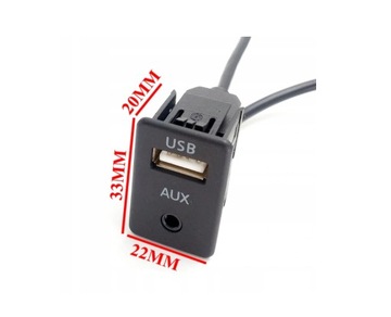 Удлинительный кабель USB AUX, разъем 3,5 мм, разъем 1,5 м