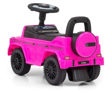 Автомобильная коляска для детей MERCEDES G розовая Milly Mally