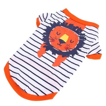 Футболка с принтом «Pet» Хлопковый полосатый принт