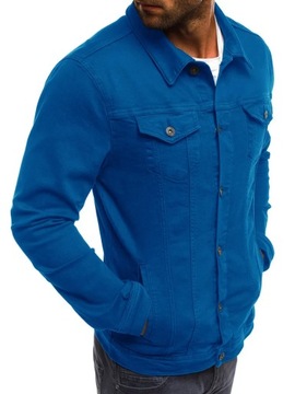 2023 Solid Color Jeans Jackets Men Fashion Autumn