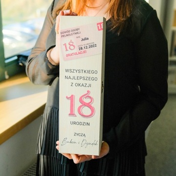 Забавный подарок девушке на 18-летие