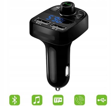 FM MP3 BLUETOOTH-ПЕРЕДАТЧИК КОМПЛЕКТ ТЕЛЕФОНА С ГРОМКОГОВОРИТЕЛЯМИ ДЛЯ АВТОМОБИЛЯ