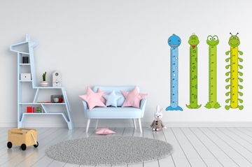 Miarka wzrostu naklejka na ścianę MAŁPKA